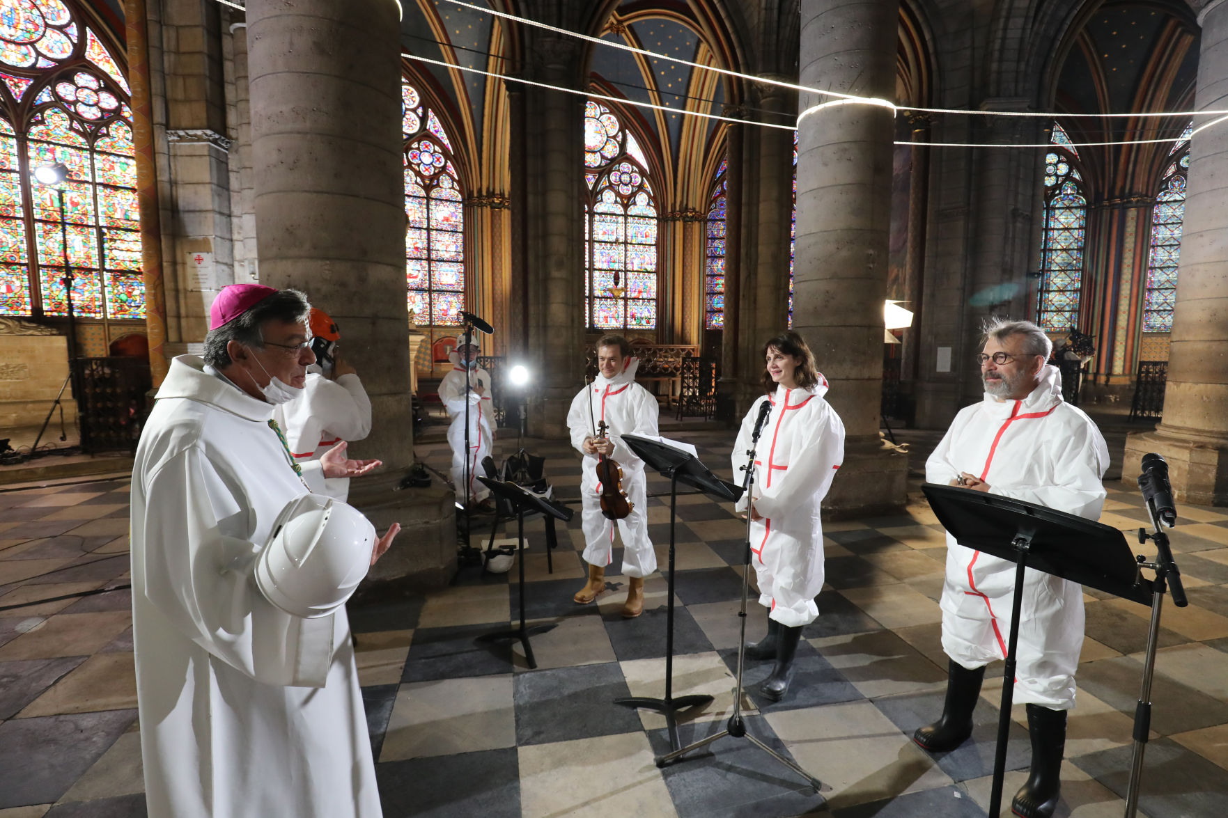 Virus Outbreak France Notre Dame
